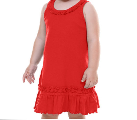 Kavio Cotton Infant Girls Sunflower Tank Dress