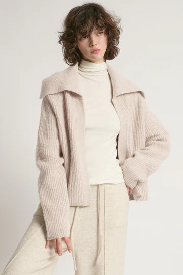 Look By M Sailor Collar Cardigan