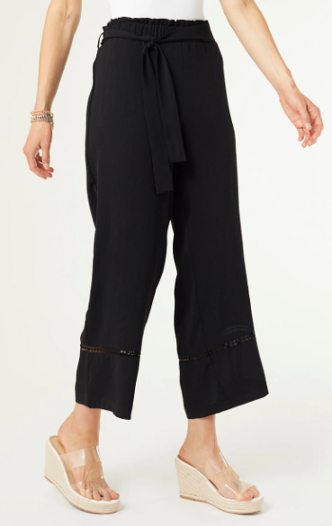 Coco and Carmen Karsyn Pants - Wide leg with Eyelet Detail