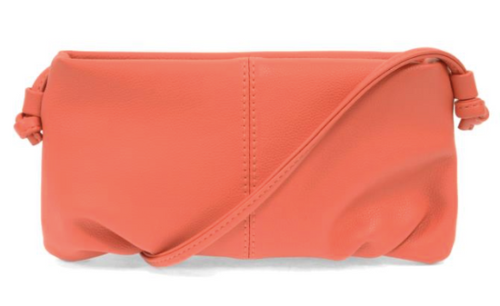 Joy Susan Emmie Crossbody Cinch Bag Coral