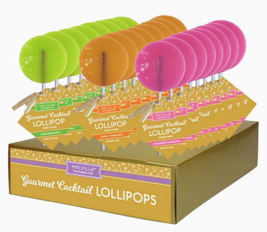 Melville Candy Company - Gourmet Cocktail Lollipops - Margarita Assortment