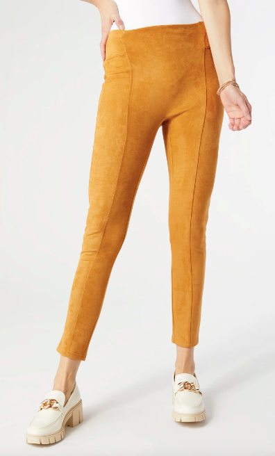 Coco and Carmen Madigan Faux Suede Leggings Camel or Black