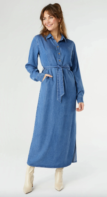 Coco & Carmen Tilly Denim Dress with optional denim belt