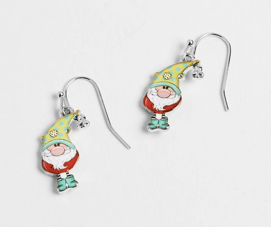 Whispers Holiday Gnome Dangle Earrings