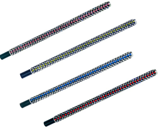 MyDrinkBomb® Handcrafted Studded Straws are made in the USA! 6 inch Pink