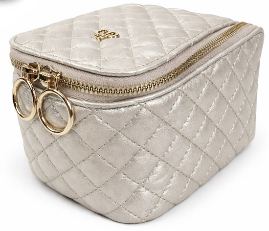 PurseN Train Jewelry Case - Pearl Quilted