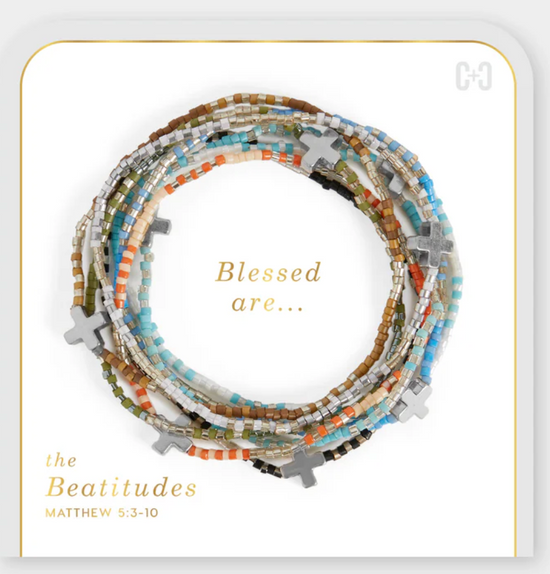 Coco & Carmen Beatitudes Cross Charm Bracelet