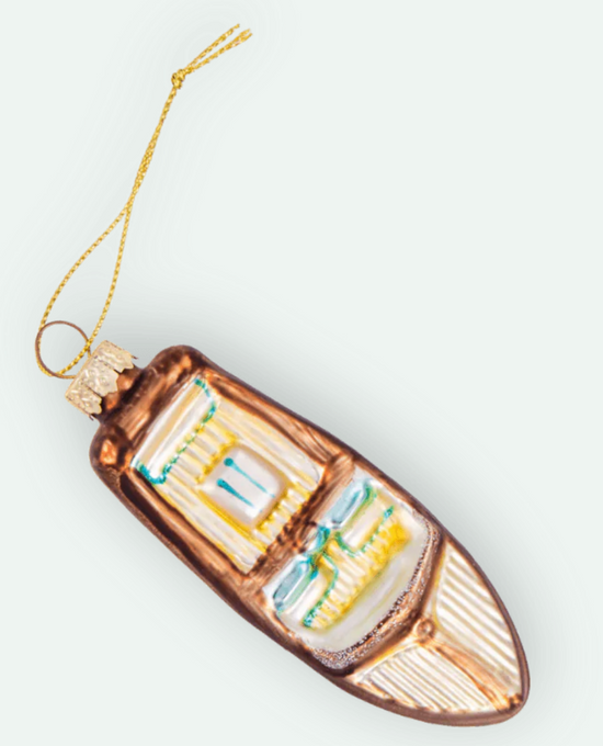 Chive- Classic Vintage Chris-Craft Speedboat Ornament