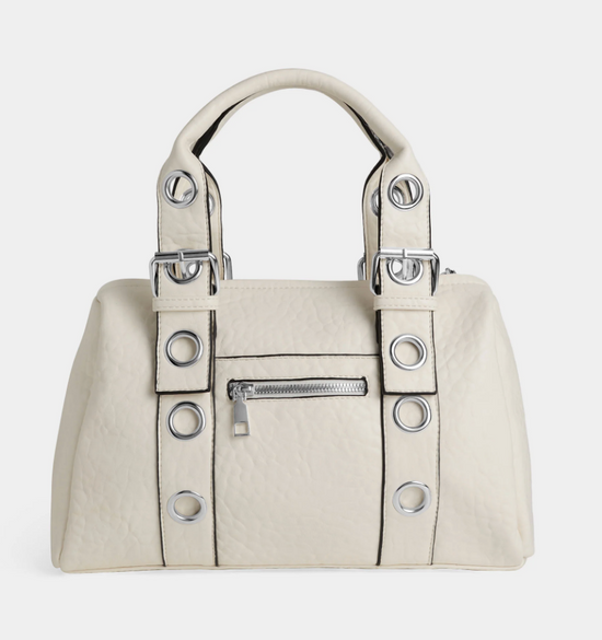 Coco and Carmen Romy Tote Dusty Blue or White
