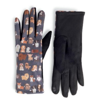 Coco & Carmen Dog Variety Touchscreen Gloves