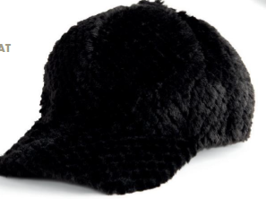 Coco & Carmen Fuzzy Fashion Baseball Hat