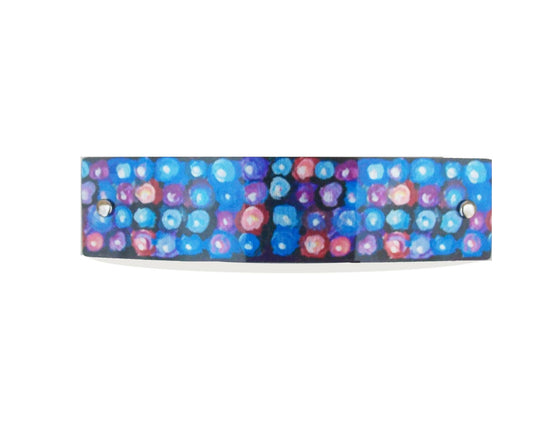 Storytime Art Studio Blackberry Barrette, artistic hair accessory