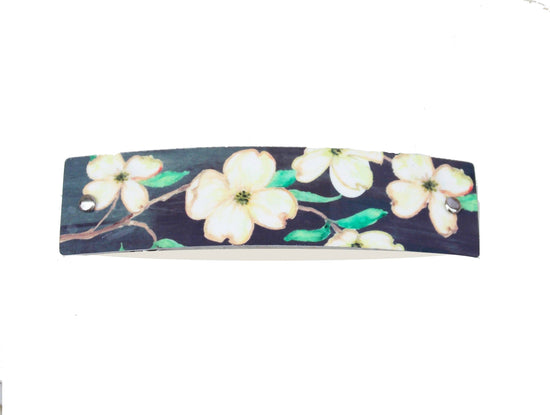 Storytime Art Studio Dogwood Barrette, nature floral hair accessory