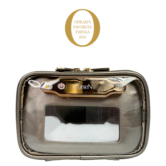 PurseN - LITTMINI • Lighted Mirror Case • Bronze