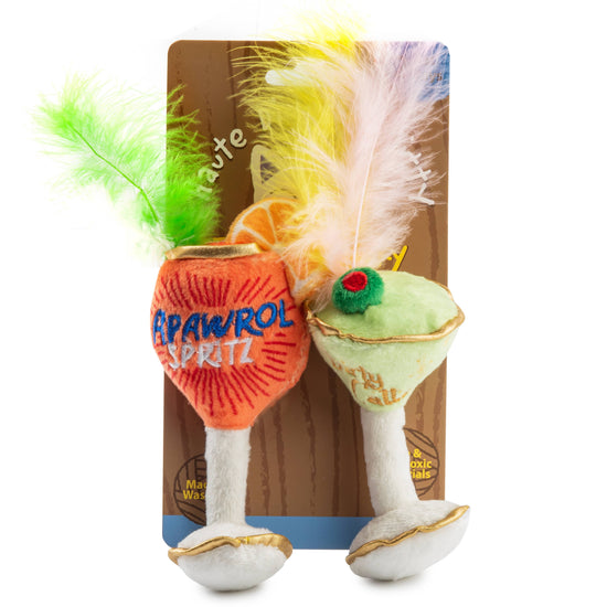 Haute Diggity Dog Kitty Cocktails (2 cocktails) Organic Catnip Toys