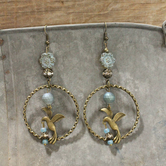 The Primitive Peddler, Inc. Soaring Bird Dangle Earrings