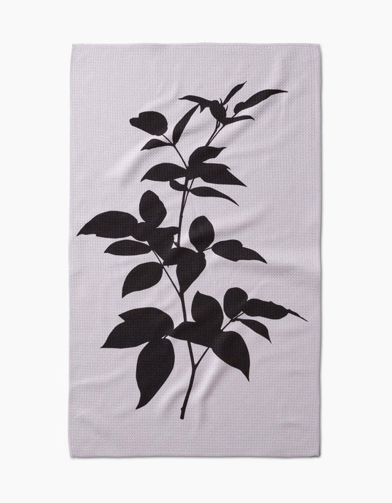 Geometry Raspberry Tea Towel