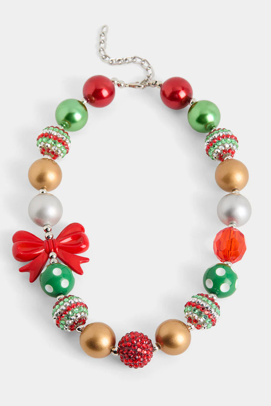Coco & Carmen Holiday Cheer Bow Necklace