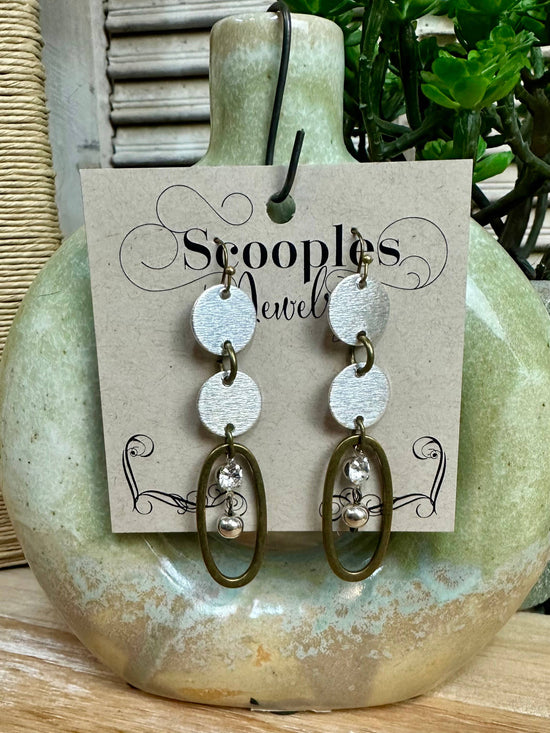 Scooples Jewlry Disco Dangle Earrings