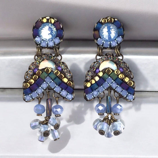 Melizi Jewelry Unica Crystal Earrings Handmade in Spain