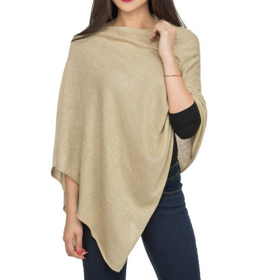 Top it Off Elsa Bamboo Poncho (Metallic) | 4 Colors