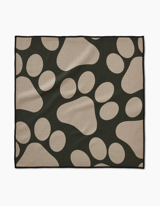 Geometry Paw Prints Paw Towel