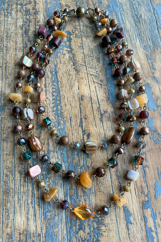 Dylan Designs - Rachel Necklace Amber