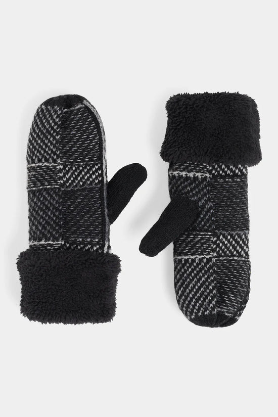 Coco & Carmen Checkerboard Winer Knit Mitten