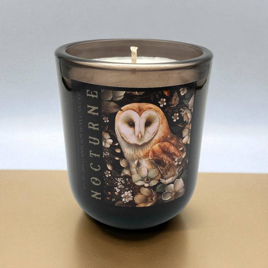 Lorabees Aura Collection Nocturne 10 oz  Glass Candle