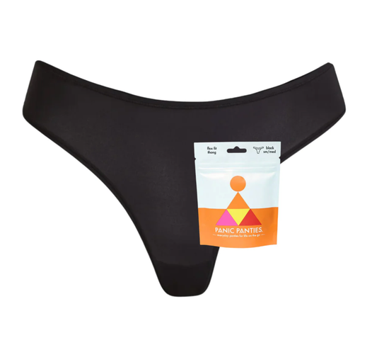 Panic Panties On-the-Go Underwear Flex Fit Thong