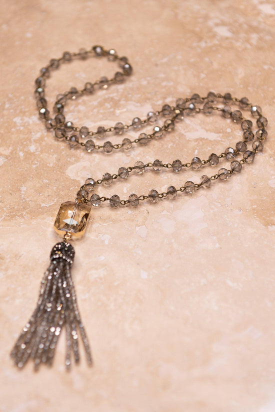 Dylan Designs - Athena Necklace in Smoke