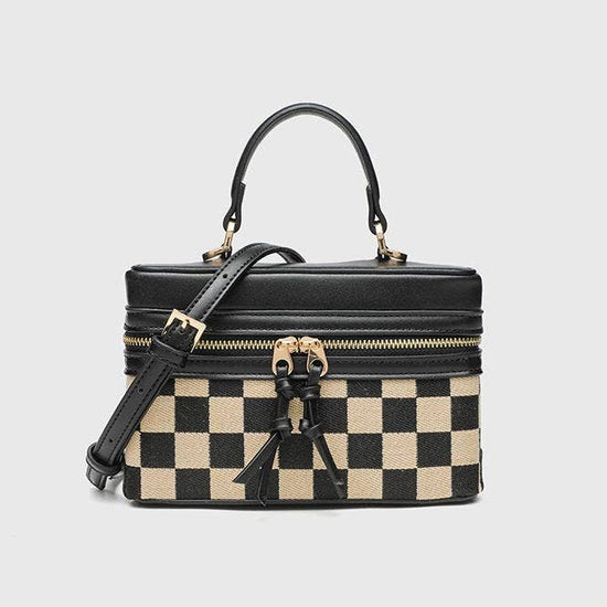 MKS America - Checkered handbag crossbody bag