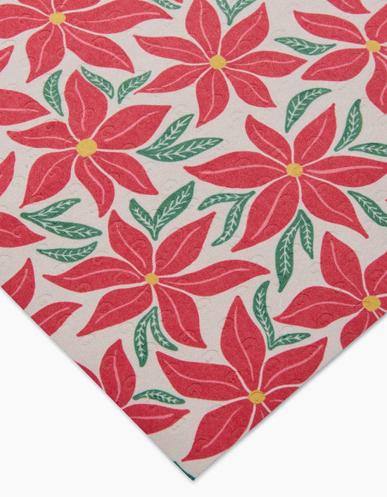 Geometry Poinsettia Party Not Paper Towel