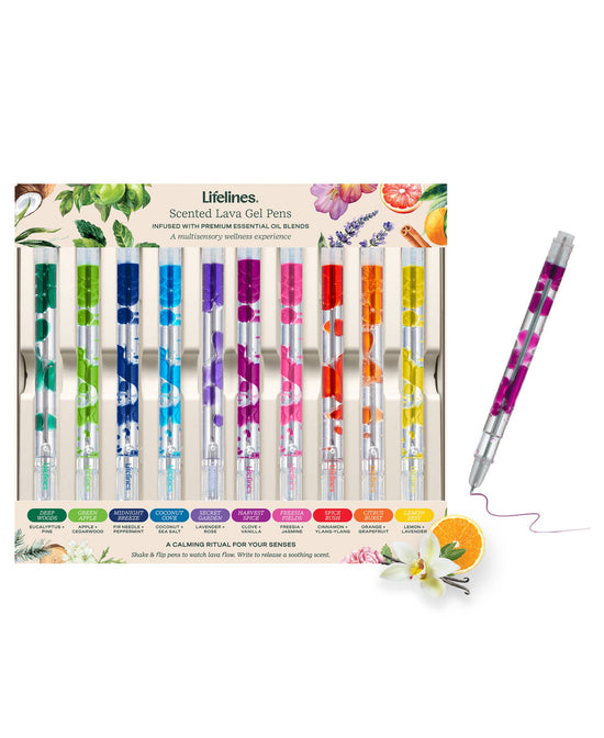 Lifelines - Scented Lava Pen Set - 10 Pack