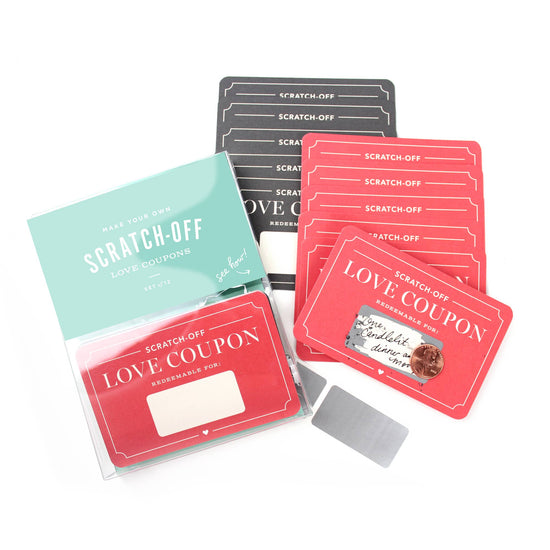 Inklings Paperie Scratch-off Vouchers - Love Coupons