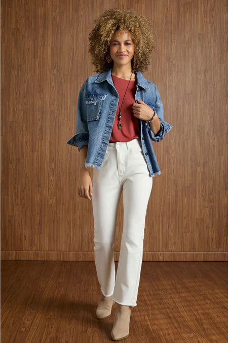 Coco & Carmen Genesis Baby Bootcut with Frayed Ankle Bottom