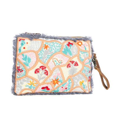 MYRA Mosaic Garden Clutch Pouch