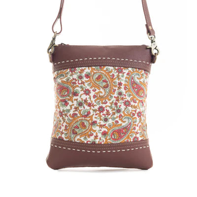 MYRA Paisley Pointe Small Crossbody Bag