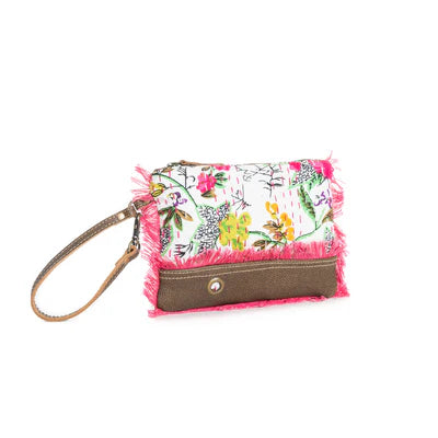 MYRA Prairie Garden Clutch Pouch