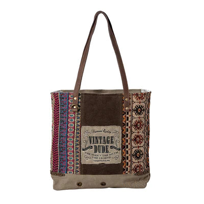 MYRA Vintage Journeys Tote Bag