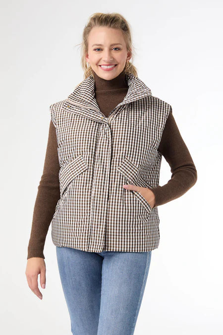 Coco & Carmen Talen Printed Down Filled Vest