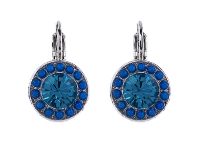 Mariana Live in Color Must-Have Pavé Leverback Earrings in "Sleepytime"
