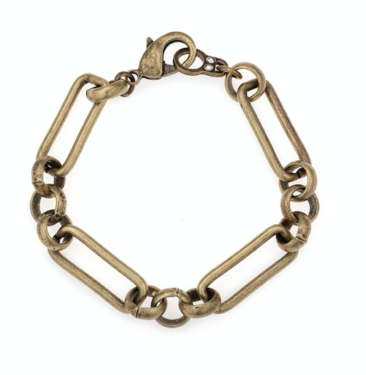 French Kande CHABLIS CHAIN Bracelet in Brass or Silver