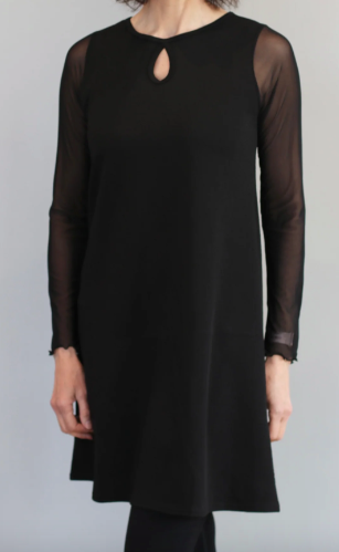 Laura Hlavac- Sheer Long Sleeve Charlotte Dress